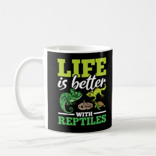 Funny Chameleon Snake Gecko Turtle Reptile Lover Kaffeetasse