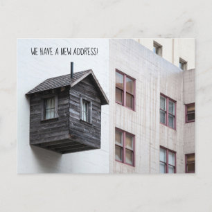 Funny Change Address Postcard - personalisieren Postkarte