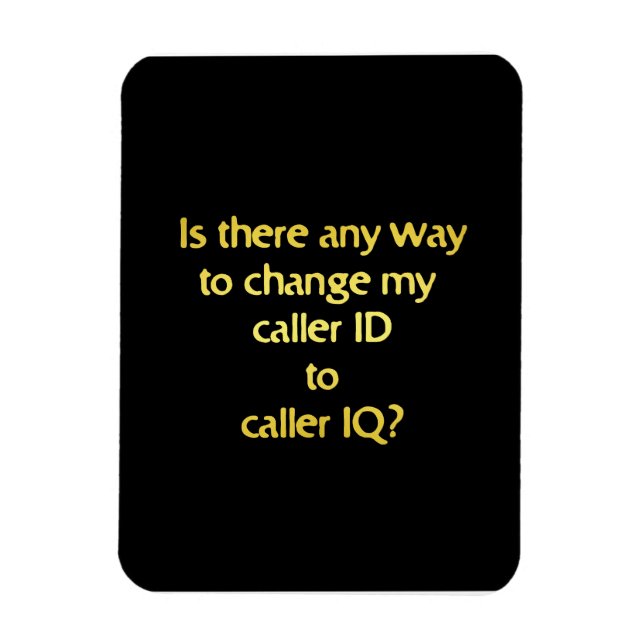Funny Changing ID to IQ Joke Magnet (Vertikal)