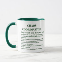 Funny Chaos Coordinator Definition Office Coworker