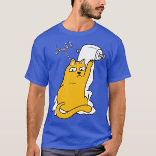 Funny Chat mit Toilettenpapier T-Shirt