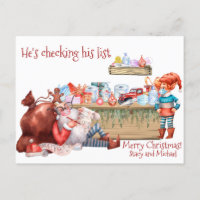 Funny Checkliste Santa Workshop Covid 2020