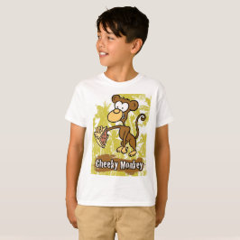 Funny Cheeky Monkey im Dschungel T - Shirt