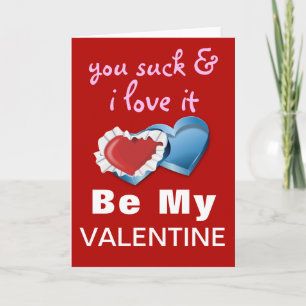 Funny Cheeky Valentine Feiertagskarte