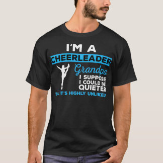 Funny Cheerleader Grandpa-Geschenk T-Shirt