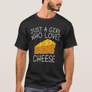 Funny Cheese Kunst für Mädchen Kinder Ricotta Käse T-Shirt