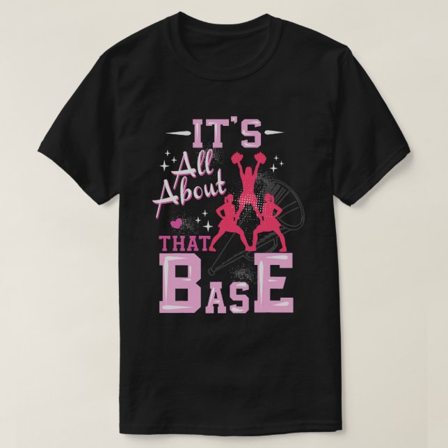 Funny Chelead rund um diese Base Cheer Leade T-Shirt (Design vorne)