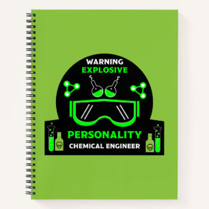 Funny Chemical Engineer Geschenke Notizbuch