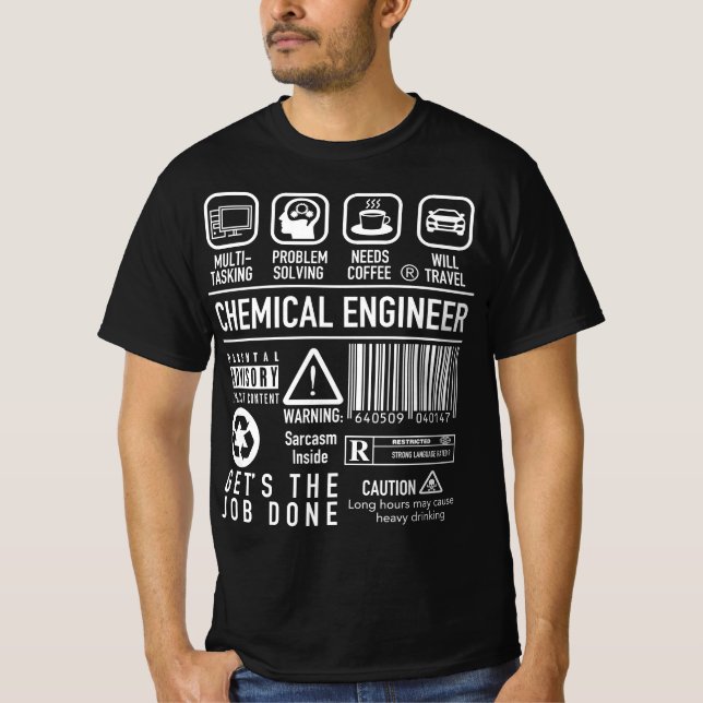 Funny Chemical Engineer Gift Chemical Engineering T-Shirt (Vorderseite)