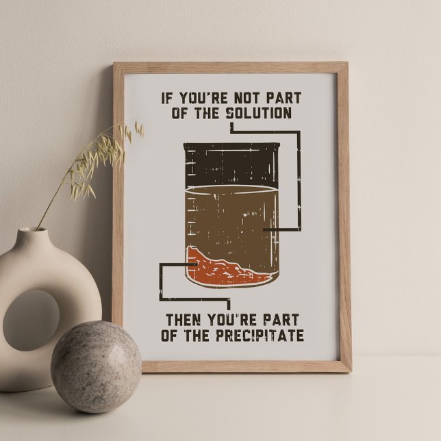 Funny Chemical Solution Poster (Von Creator hochgeladen)