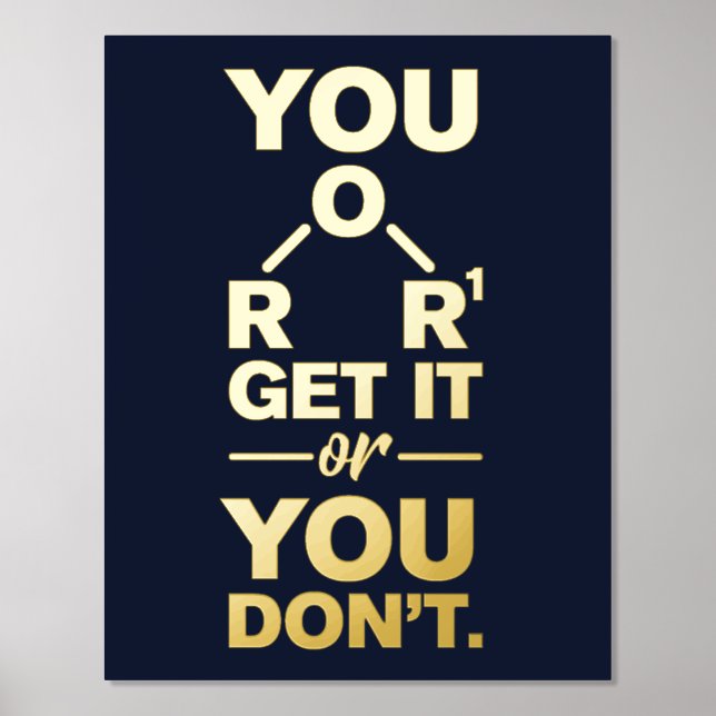 Funny Chemie Gag Science Graduate Teacher Gold Foliendrucke (Vorderseite)