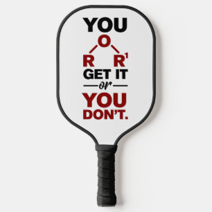Funny Chemistry Gag Science Teacher Pickleball Schläger