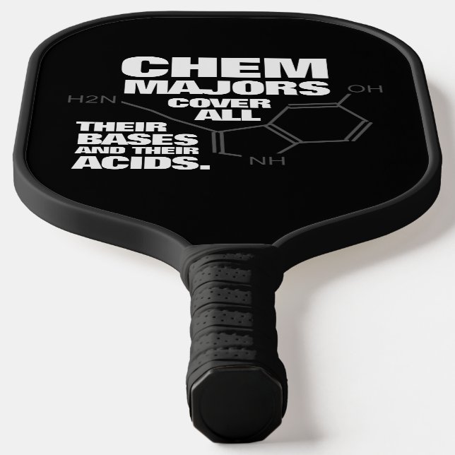 Funny Chemistry Majors decken ihre Basen ... Pickleball Schläger (Ablage )