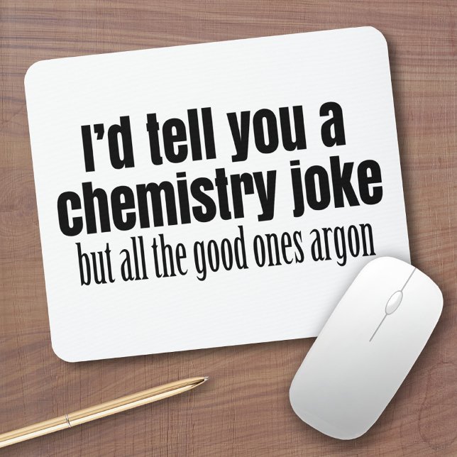 Funny Chemistry Meme for Teachers Students Mousepad (Teacher Mouse Pad)