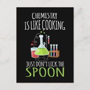 Funny Chemistry Scientist LaborJoke Postkarte