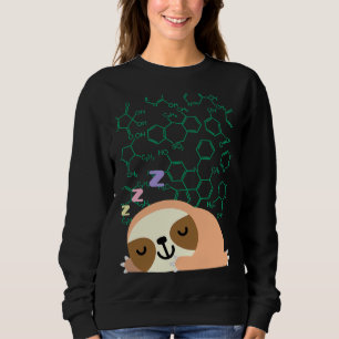 Funny Chemistry Sloth Art Sweatshirt
