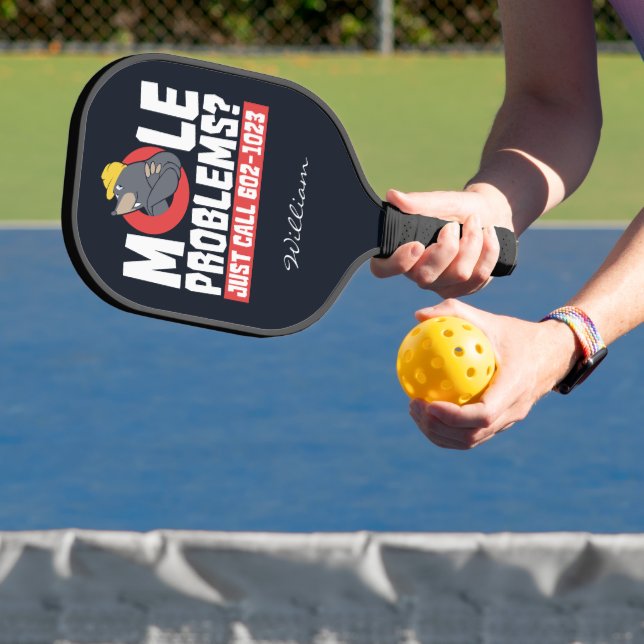 Funny Chemistry Teacher Labrador Tech Personalisie Pickleball Schläger (InSitu)