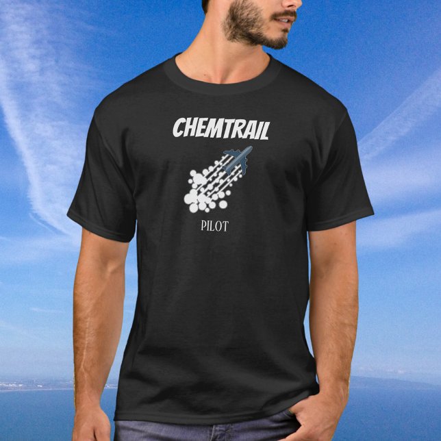 Funny Chemtrail Verschwörung T - Shirt (Von Creator hochgeladen)