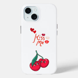 Funny Cherries in der Liebe. Case-Mate iPhone Hülle