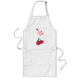 Funny Cherries in Liebe" Gelassen T - Shirt Lange Schürze