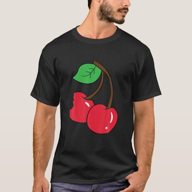 Funny Cherry Lover Cherries T-Shirt (Vorderseite)
