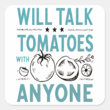 Funny Cherry Tomato Zitat spricht Tomaten