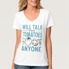 Funny Cherry Tomato Zitat spricht Tomaten T-Shirt