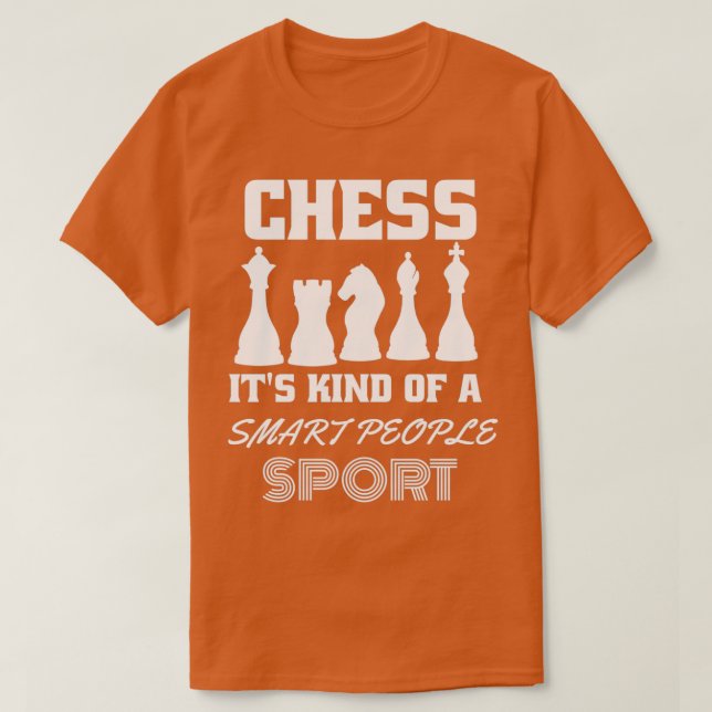 Funny Chess Player T-Shirt (Design vorne)