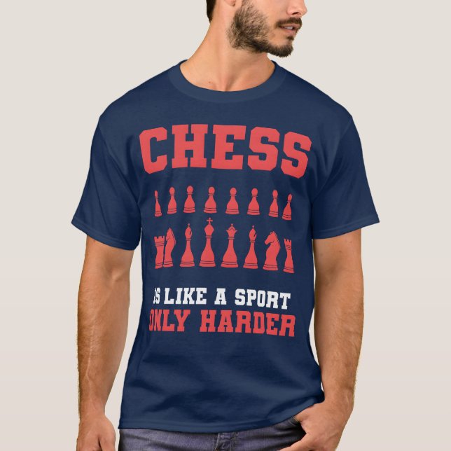 Funny Chess Sport Chess Instructor funny T-Shirt (Vorderseite)