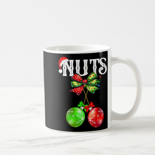 Funny Chest Nuts Chestnuts Matching Family Christm Kaffeetasse (Rechts)