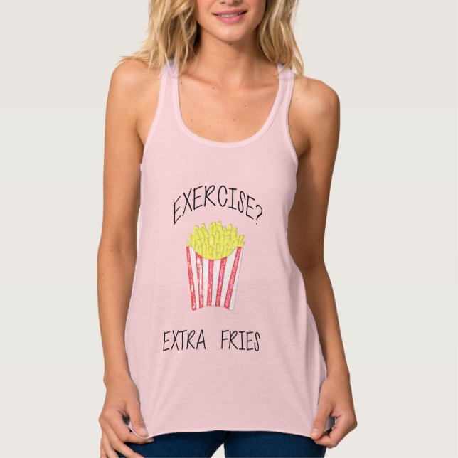 Funny Chic FRENCH FRIES LOVERS GIFT T - Shirt (Vorderseite)