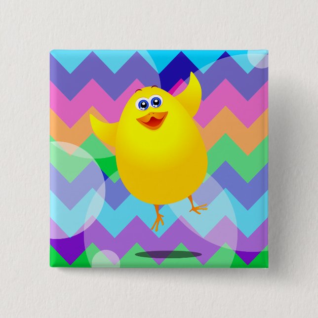 Funny chick, button (Vorderseite)