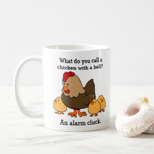 Funny Chicken Alarm Kluck Joke Kaffeetasse