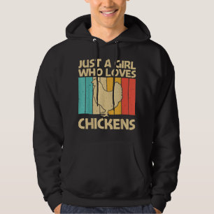 Funny Chicken Art für Girls Mama Hühnerfleisch Bau Hoodie