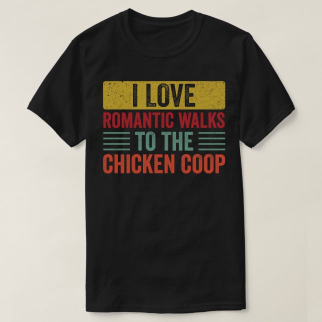 Funny Chicken Bauer Backyard Fossil T-Shirt (Design vorne)