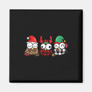 Funny Chicken Bauer für die Familie Weihnachten Magnet