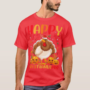 Funny Chicken Bird Lover Happy Chicken HalloDanke T-Shirt