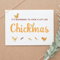 Funny Chicken Christmas