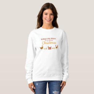 Funny Chicken Christmas Sweatshirt