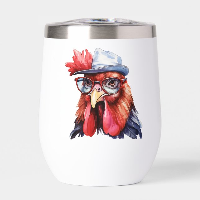 Funny Chicken Cluck Cluck Laugh Hühner von Instag (Vorderseite)