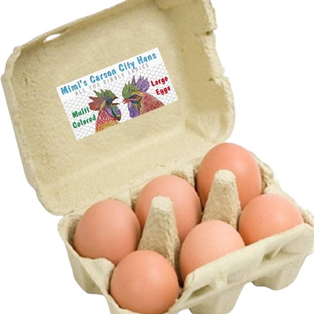 Funny Chicken Farm Fresh Eggs Stickers (Von Creator hochgeladen)