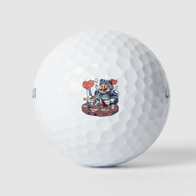 Funny Chicken Food Puff Golfball (Vorderseite)