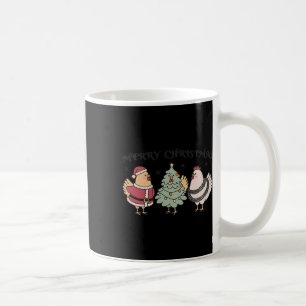 Funny Chicken Frohe Weihnachtsbauernhof Farm Tier Kaffeetasse