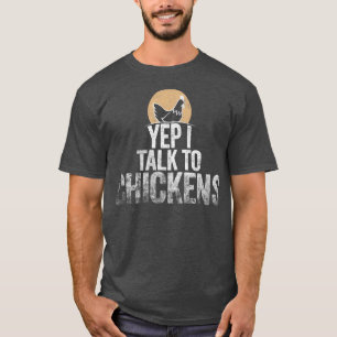 Funny Chicken für Männer Frauen Crazy Chicken Baue T-Shirt