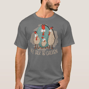 Funny Chicken für Männer Frauen Crazy Chicken Baue T-Shirt