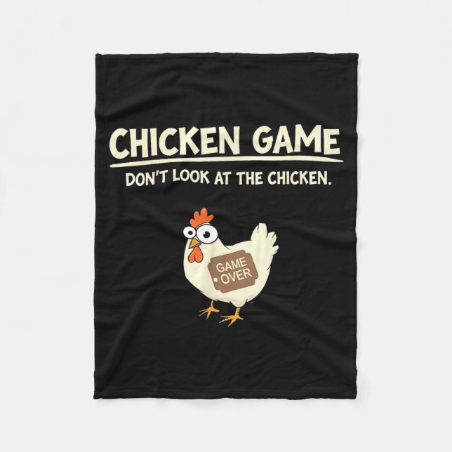 Funny Chicken Game Design Ltd Uni Chicken Game_ Do Fleecedecke (Vorderseite)