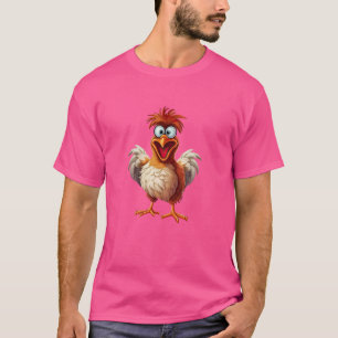 Funny Chicken Hen Rooster Bird Owner Bauern Gesche T-Shirt