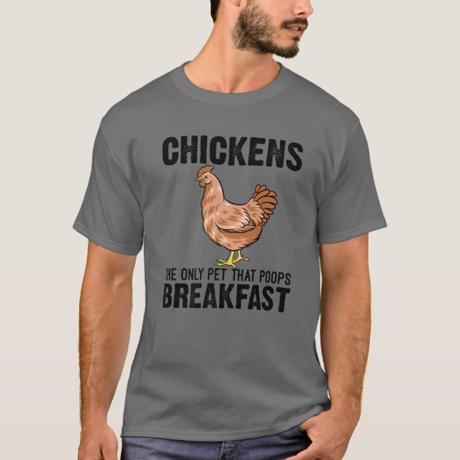 Funny Chicken Hühnchen Liebhaber Gaben Hühnchen Ba T-Shirt (Vorderseite)