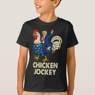 Funny Chicken Jockey Trump Meme für Männer Frauen T-Shirt