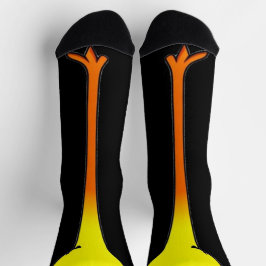 Funny Chicken leg Feet Socks Knie Tier Socken